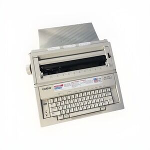 Brother AX-250 Portable Electronic Typewriter Manual Keyboard - Untested
